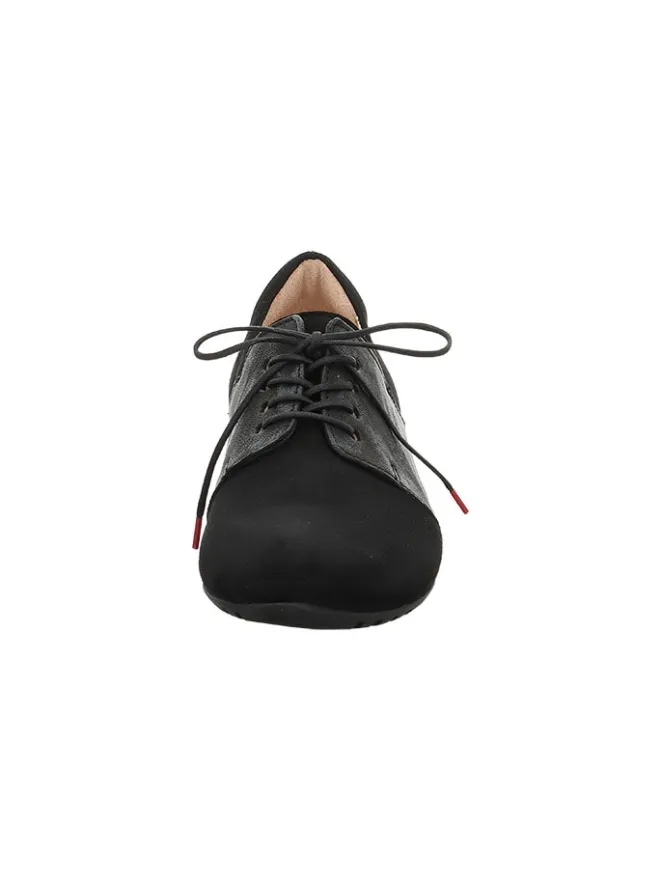 Leder-Schnürschuhe in Schwarz>Think! Discount