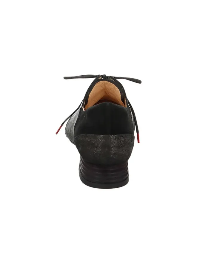 Leder-Schnürschuhe in Schwarz>Think! Discount
