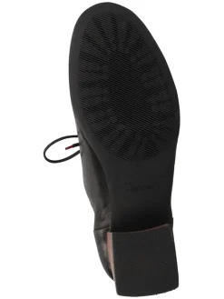 Leder-Schnürschuhe in Schwarz><noscript><img width=