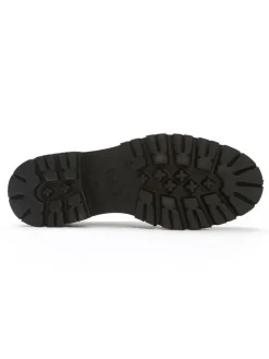Leder-Schnürschuhe in Schwarz><noscript><img width=