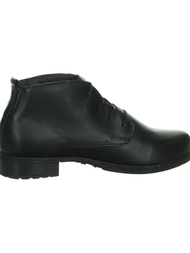 Leder-Schnürschuhe in Schwarz>Think! Hot