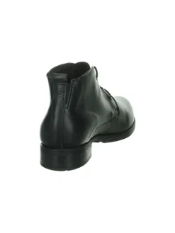 Leder-Schnürschuhe in Schwarz><noscript><img width=