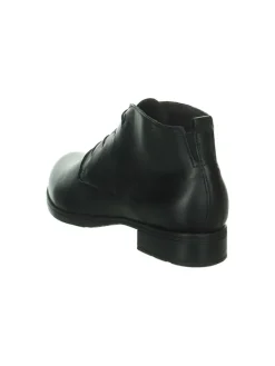 Leder-Schnürschuhe in Schwarz><noscript><img width=