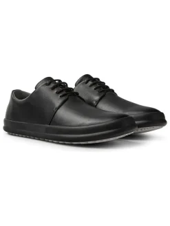 Leder-Schnürschuhe in Schwarz>Camper Sale
