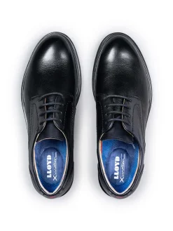 LLOYD Schnürschuhe^Leder-Schnürschuhe in Schwarz
