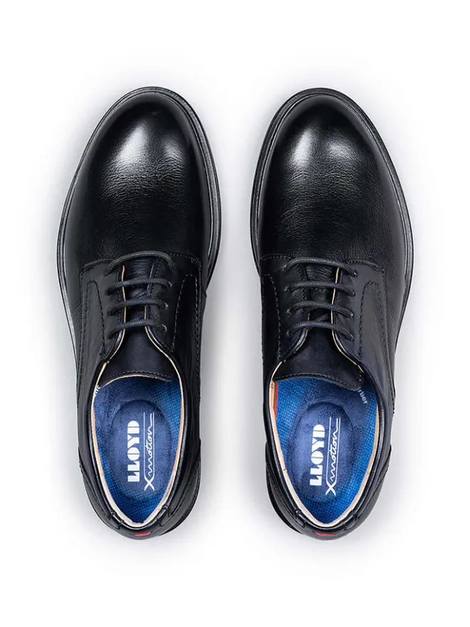 LLOYD Schnürschuhe^Leder-Schnürschuhe in Schwarz