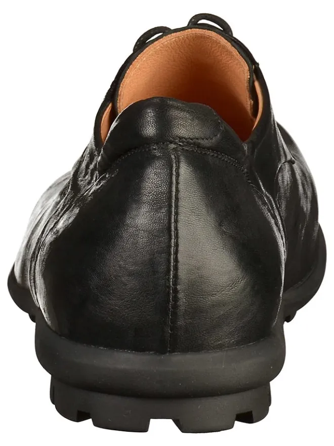Leder-Schnürschuhe in Schwarz>Think! Best
