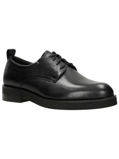 Leder-Schnürschuhe in Schwarz>Wojas Clearance
