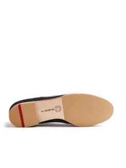 Leder-Schnürschuhe in Schwarz><noscript><img width=