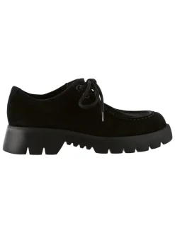 Leder-Schnürschuhe in Schwarz>Högl Online