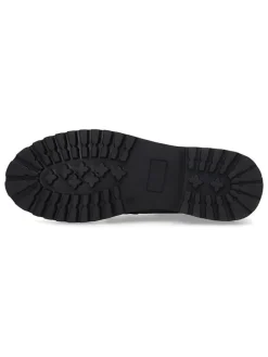 Leder-Schnürschuhe in Schwarz><noscript><img width=