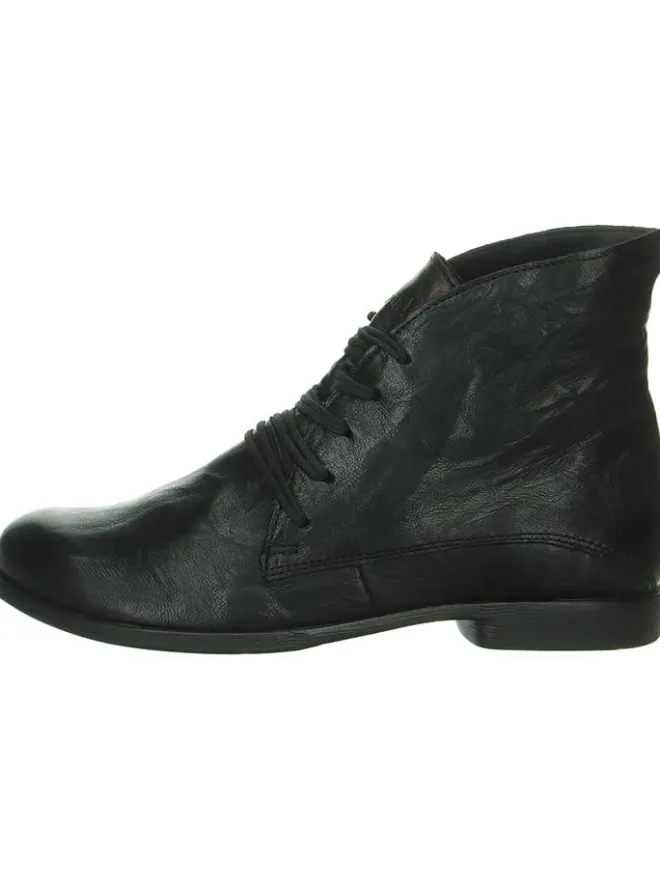 Think! Schnürschuhe^Leder-Schnürschuhe in Schwarz