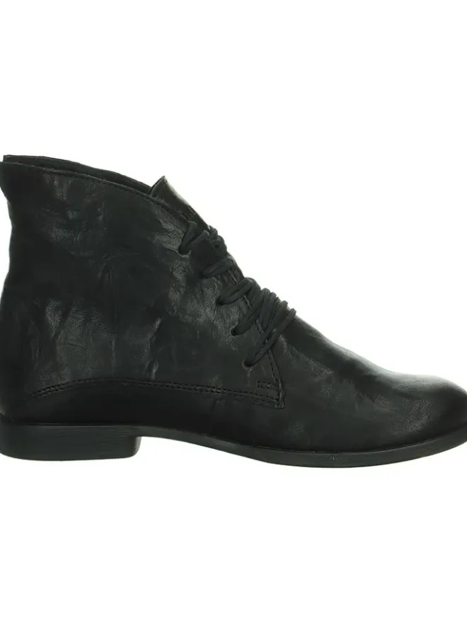 Think! Schnürschuhe^Leder-Schnürschuhe in Schwarz