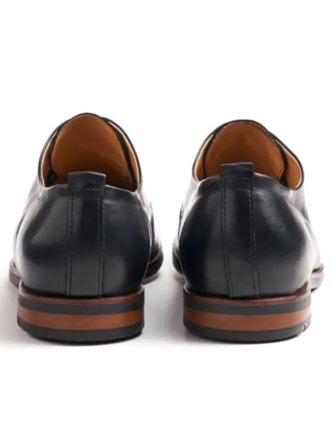 Leder-Schnürschuhe in Schwarz>LLOYD Discount