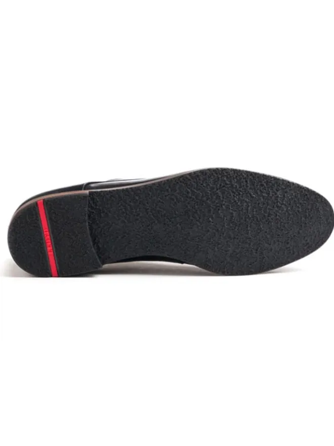 Leder-Schnürschuhe in Schwarz>LLOYD Discount
