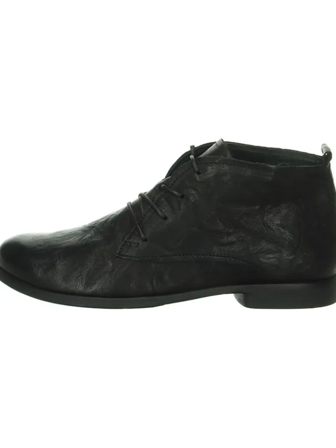 Think! Schnürschuhe^Leder-Schnürschuhe in Schwarz