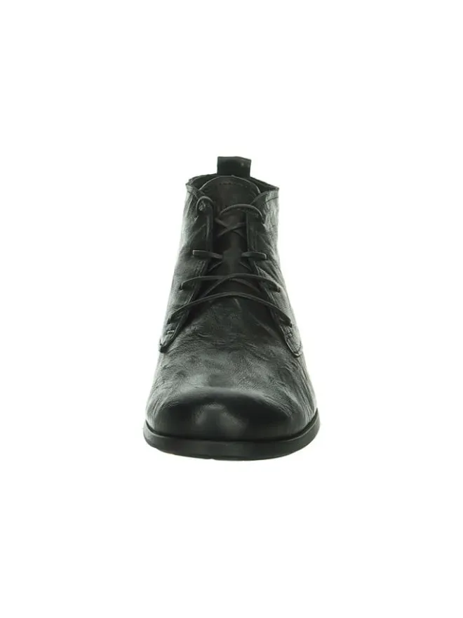 Think! Schnürschuhe^Leder-Schnürschuhe in Schwarz