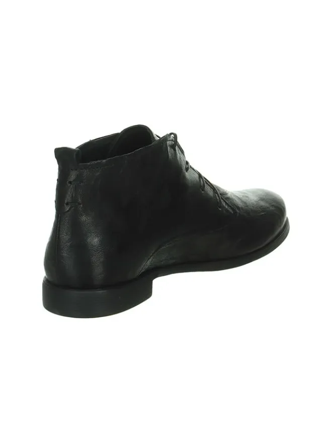 Think! Schnürschuhe^Leder-Schnürschuhe in Schwarz