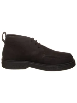 Leder-Schnürschuhe in Schwarz>Calvin Klein Clearance