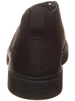 Leder-Schnürschuhe in Schwarz><noscript><img width=