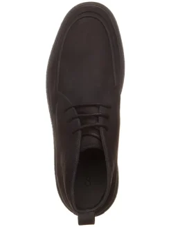 Leder-Schnürschuhe in Schwarz><noscript><img width=