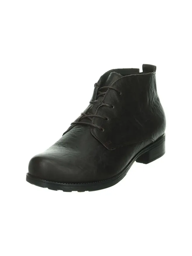 Think! Schnürschuhe^Leder-Schnürschuhe in Schwarz