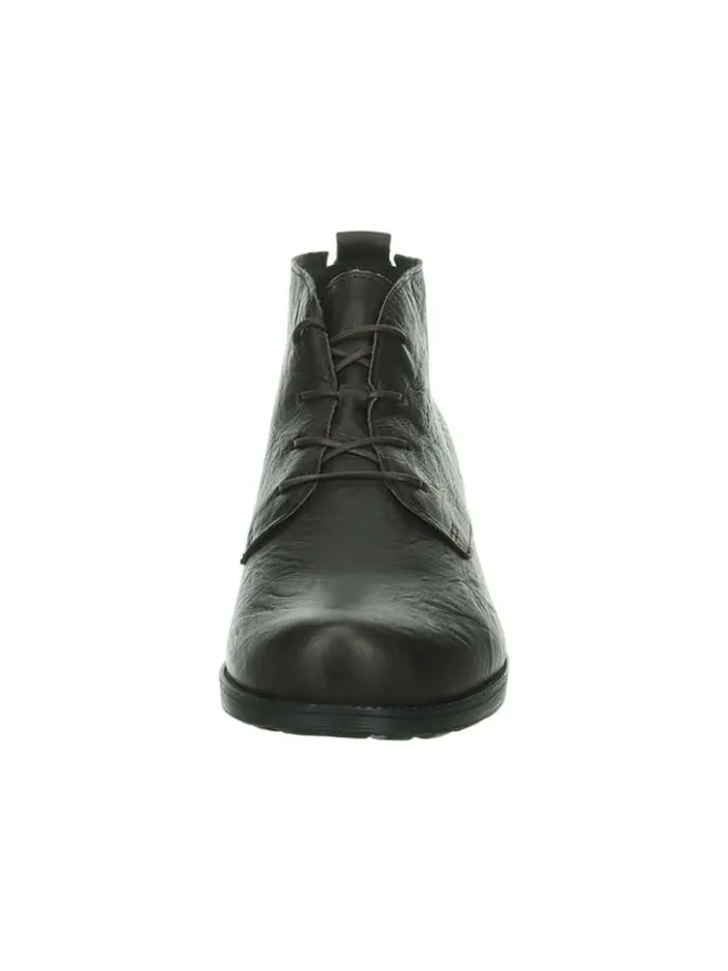 Think! Schnürschuhe^Leder-Schnürschuhe in Schwarz