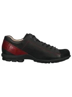 Leder-Schnürschuhe in Schwarz><noscript><img width=
