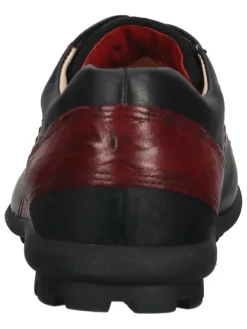 Leder-Schnürschuhe in Schwarz><noscript><img width=