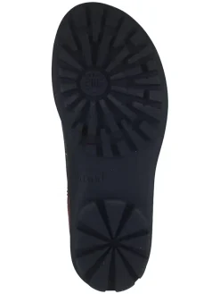Leder-Schnürschuhe in Schwarz><noscript><img width=
