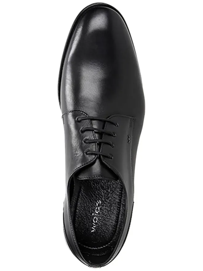 Wojas Schnürschuhe^Leder-Schnürschuhe in Schwarz