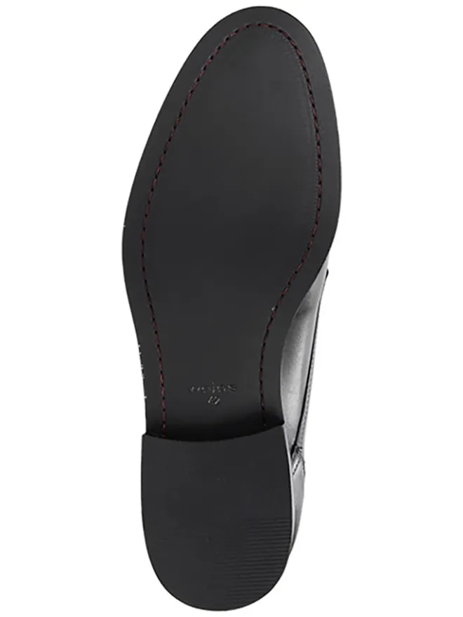 Wojas Schnürschuhe^Leder-Schnürschuhe in Schwarz