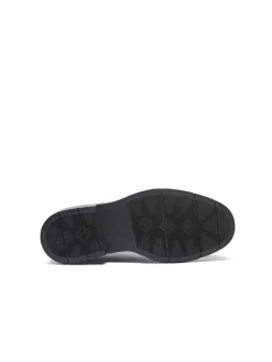 Leder-Schnürschuhe in Schwarz><noscript><img width=