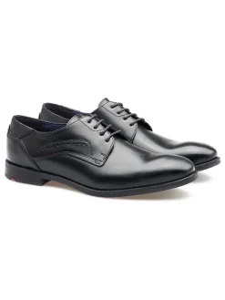 LLOYD Schnürschuhe^Leder-Schnürschuhe in Schwarz