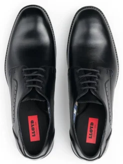 LLOYD Schnürschuhe^Leder-Schnürschuhe in Schwarz