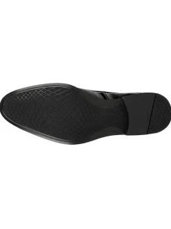 Leder-Schnürschuhe in Schwarz><noscript><img width=