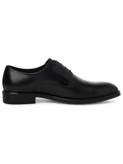 s.Oliver Schnürschuhe^Leder-Schnürschuhe in Schwarz