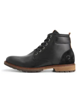 TRAVELIN' Stiefel & Boots^Leder-Schnürschuhe in Schwarz