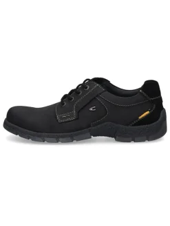 Camel Active Schnürschuhe^Leder-Schnürschuhe in Schwarz