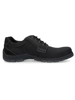 Camel Active Schnürschuhe^Leder-Schnürschuhe in Schwarz