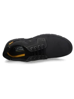 Camel Active Schnürschuhe^Leder-Schnürschuhe in Schwarz