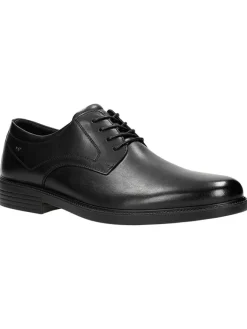 Wojas Schnürschuhe^Leder-Schnürschuhe in Schwarz
