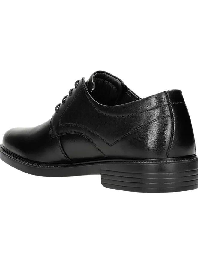 Wojas Schnürschuhe^Leder-Schnürschuhe in Schwarz