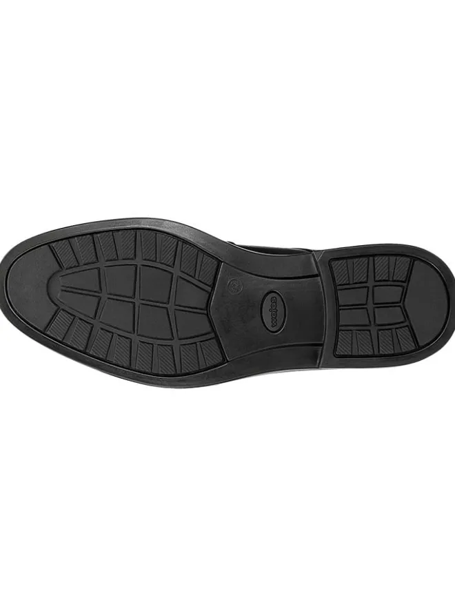 Wojas Schnürschuhe^Leder-Schnürschuhe in Schwarz