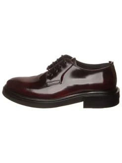 Calvin Klein Schnürschuhe^Leder-Schnürschuhe in Schwarz