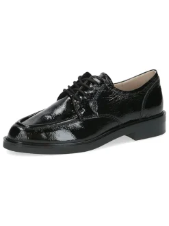 Caprice Schnürschuhe^Leder-Schnürschuhe in Schwarz