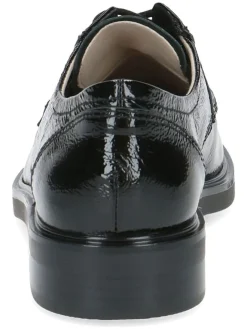 Caprice Schnürschuhe^Leder-Schnürschuhe in Schwarz