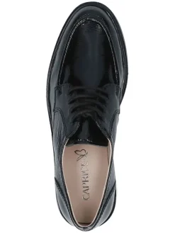 Caprice Schnürschuhe^Leder-Schnürschuhe in Schwarz