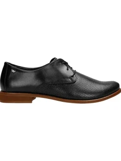 Wojas Schnürschuhe^Leder-Schnürschuhe in Schwarz