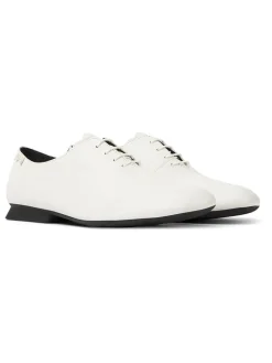 Camper Schnürschuhe^Leder-Schnürschuhe in Weiß